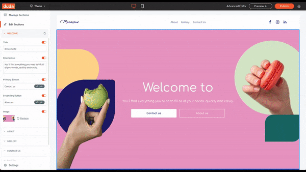 Site generator deomostration